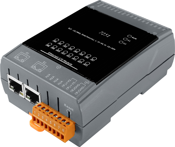 AEIO-7251: 16Ch DI Input, ModbusTCP