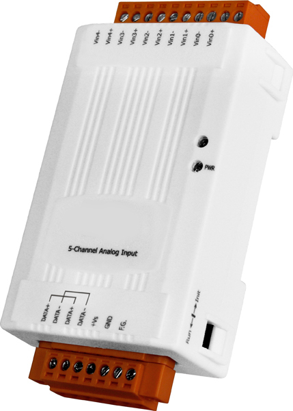 ASIO-TAD5: 5Ch Voltage Analog Input Module, Modbus