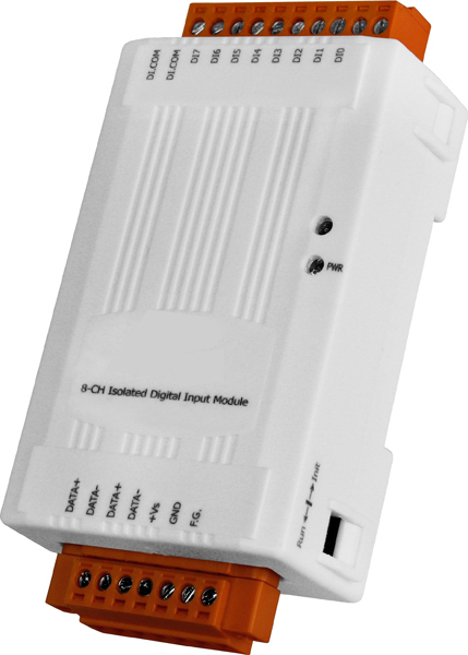 ASIO-TP8: 8Ch Digital Input/Counter Module, Modbus