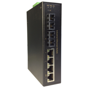 Ethernet switch, 4 10/100, 2 fiber GCL-6042ASC