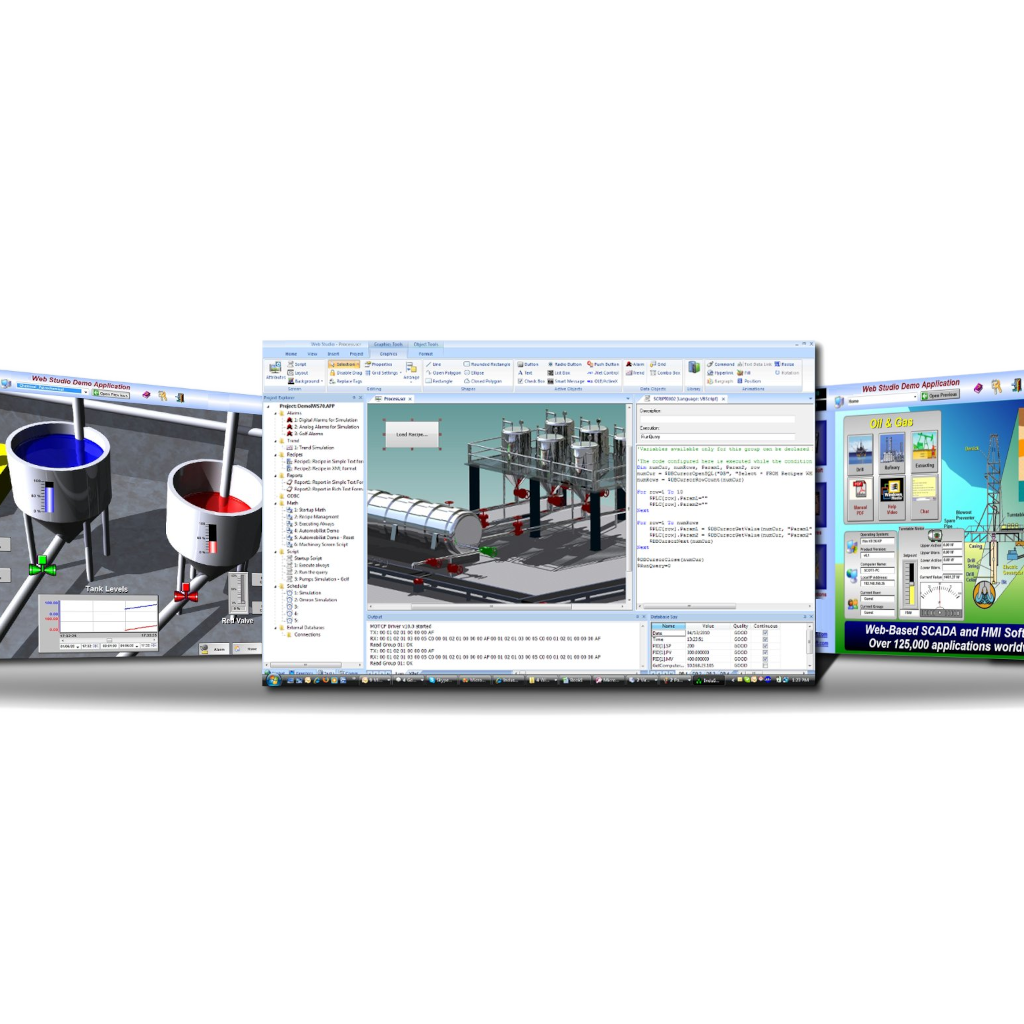 SoftPLC Web Studio SCADA/HMI Software